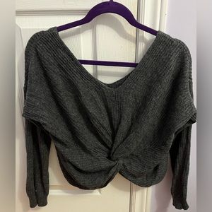 Dynamite Twist Knot Sweater